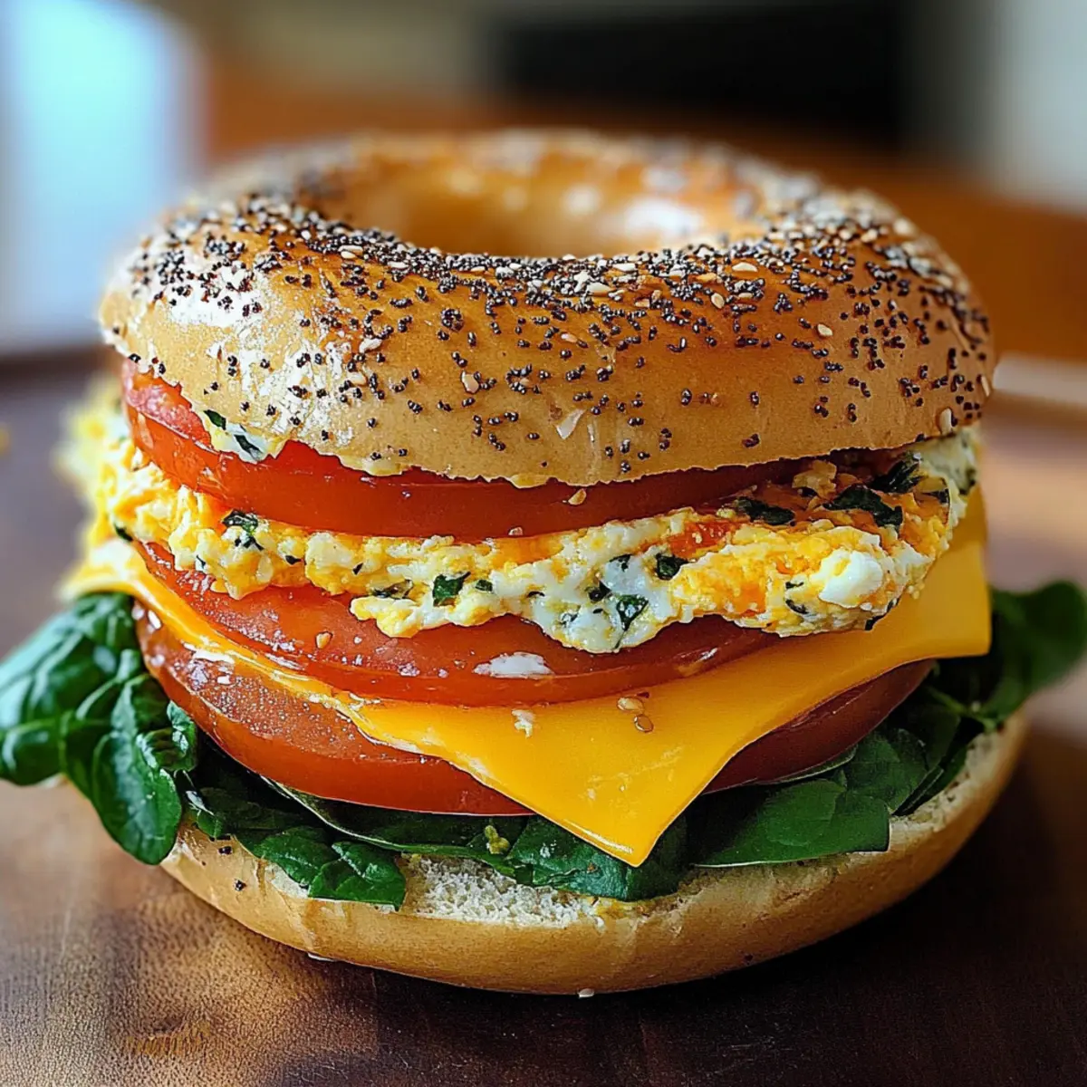Bagel FrA¼hstA¼cks Sandwich s1zly3