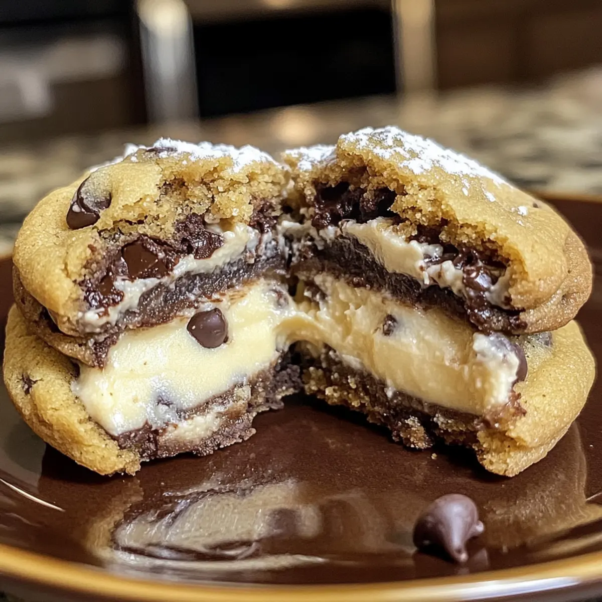 Käsekuchengefüllte Schokoladenkekse für Naschkatzen 2 Cheesecake Filled Chocolate Chip Cookies el2r8u