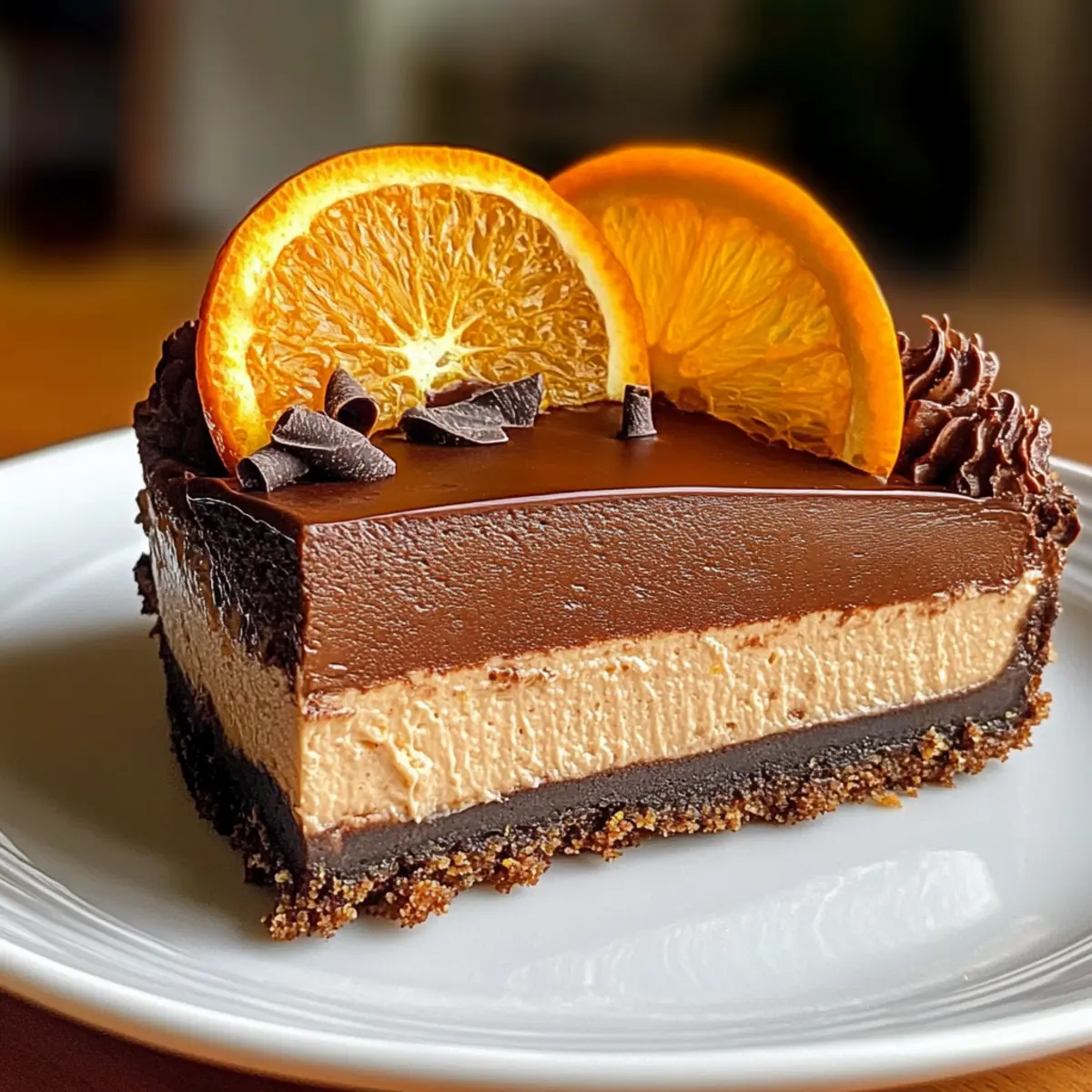 Schokoladen-Orange-Käsekuchen für den perfekten Genuss 2 Chocolate Orange Cheesecake af503t