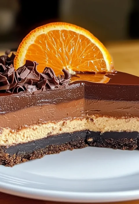 Schokoladen-Orange-Käsekuchen