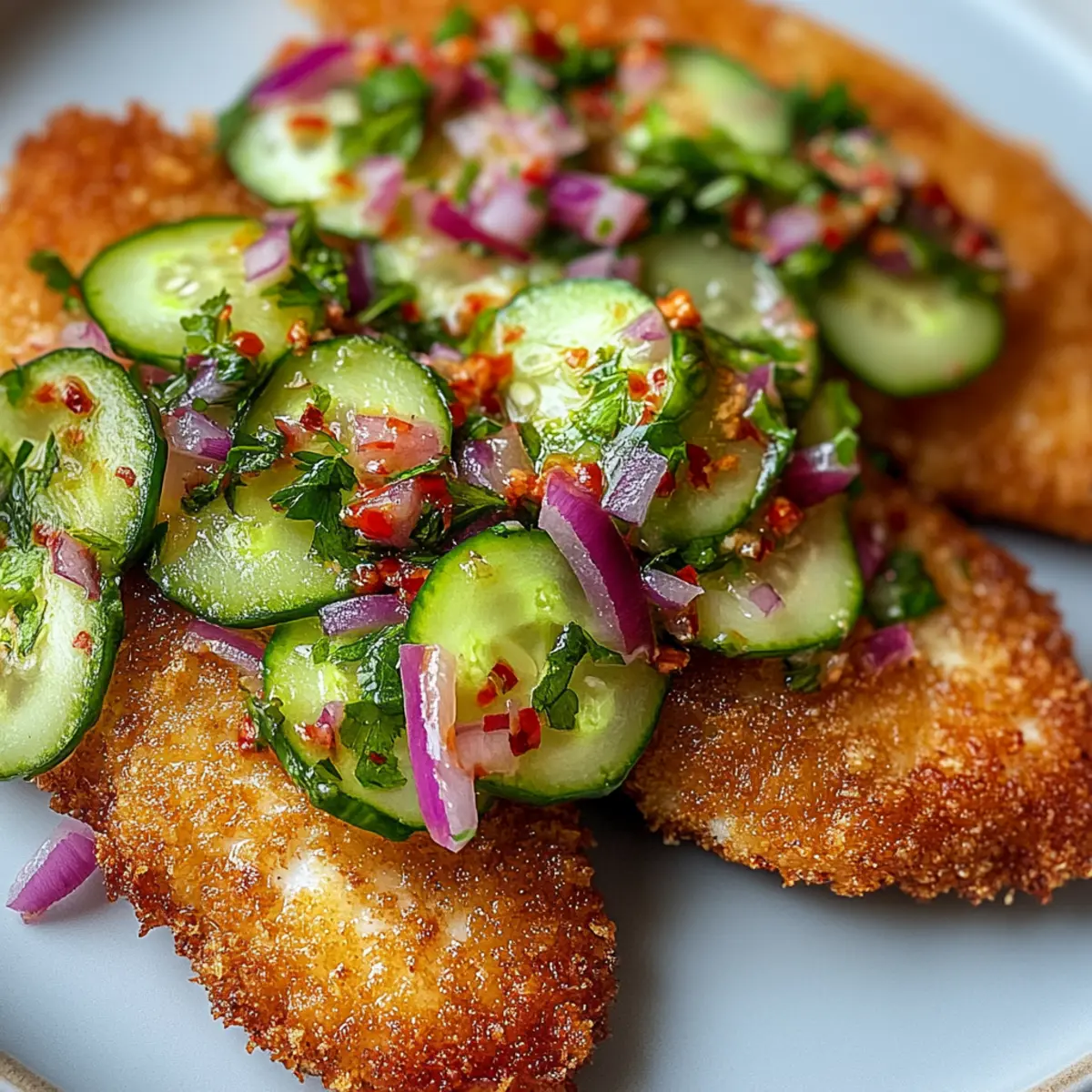 Fisch Milanese mit Gurken perfekt zubereiten 2 Fisch Milanese mit Gurken s6m8wc