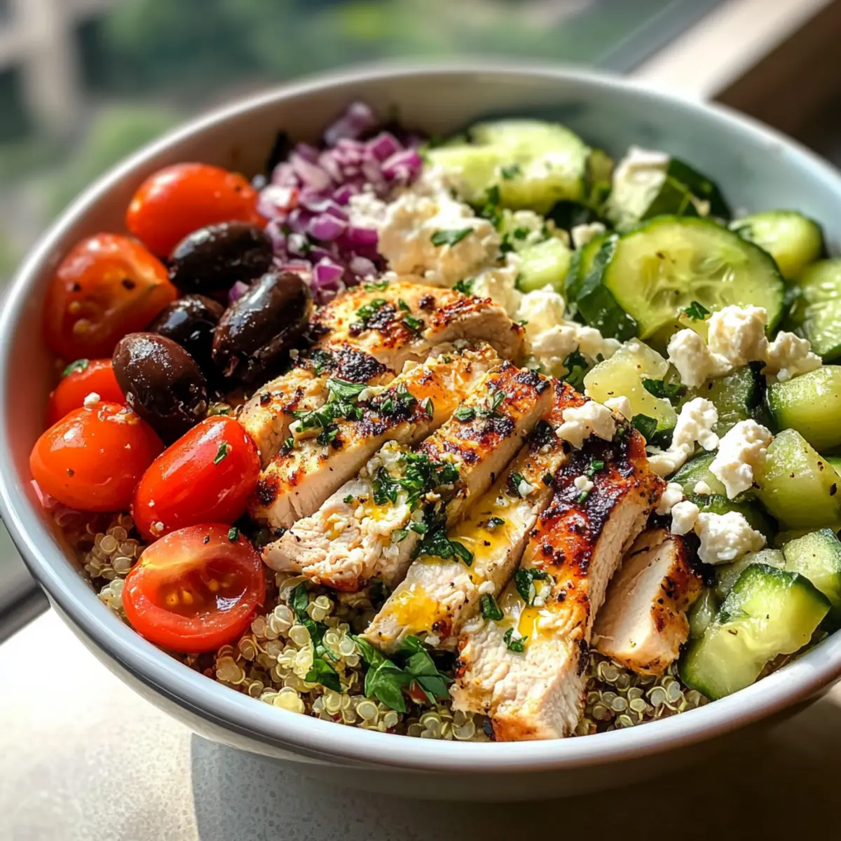 Griechische Hähnchen-Bowl für gesunde Genussmomente 2 Griechische Haehnchen Bowl gdleo9