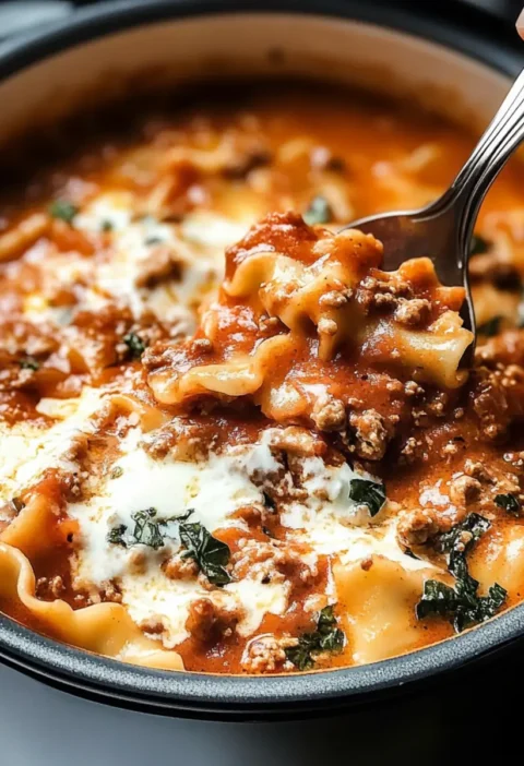 Instant Pot Lasagna Suppe