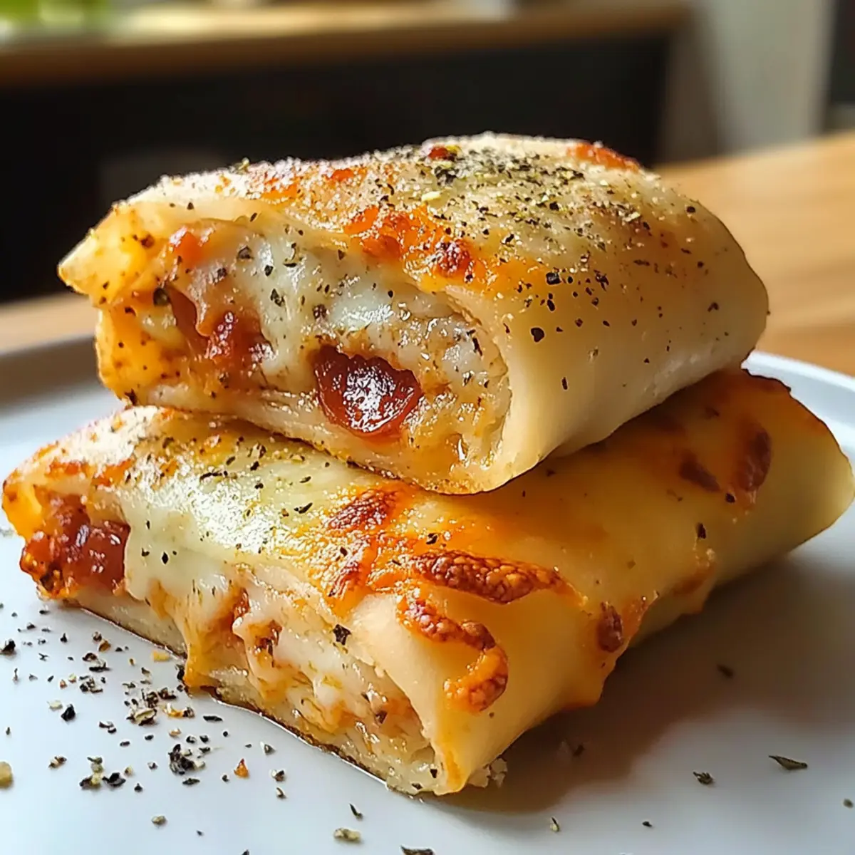 Unwiderstehliche hochproteinhaltige Peperoni-Pizza-Röllchen 5 Unwiderstehliche hochproteinhaltige Peperoni-Pizza-Röllchen