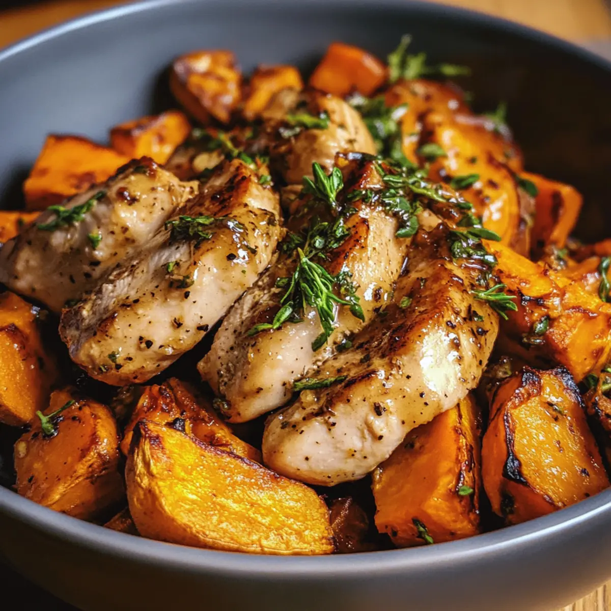 Maple Dijon Chicken Sweet Potato Bowls bvr8cb