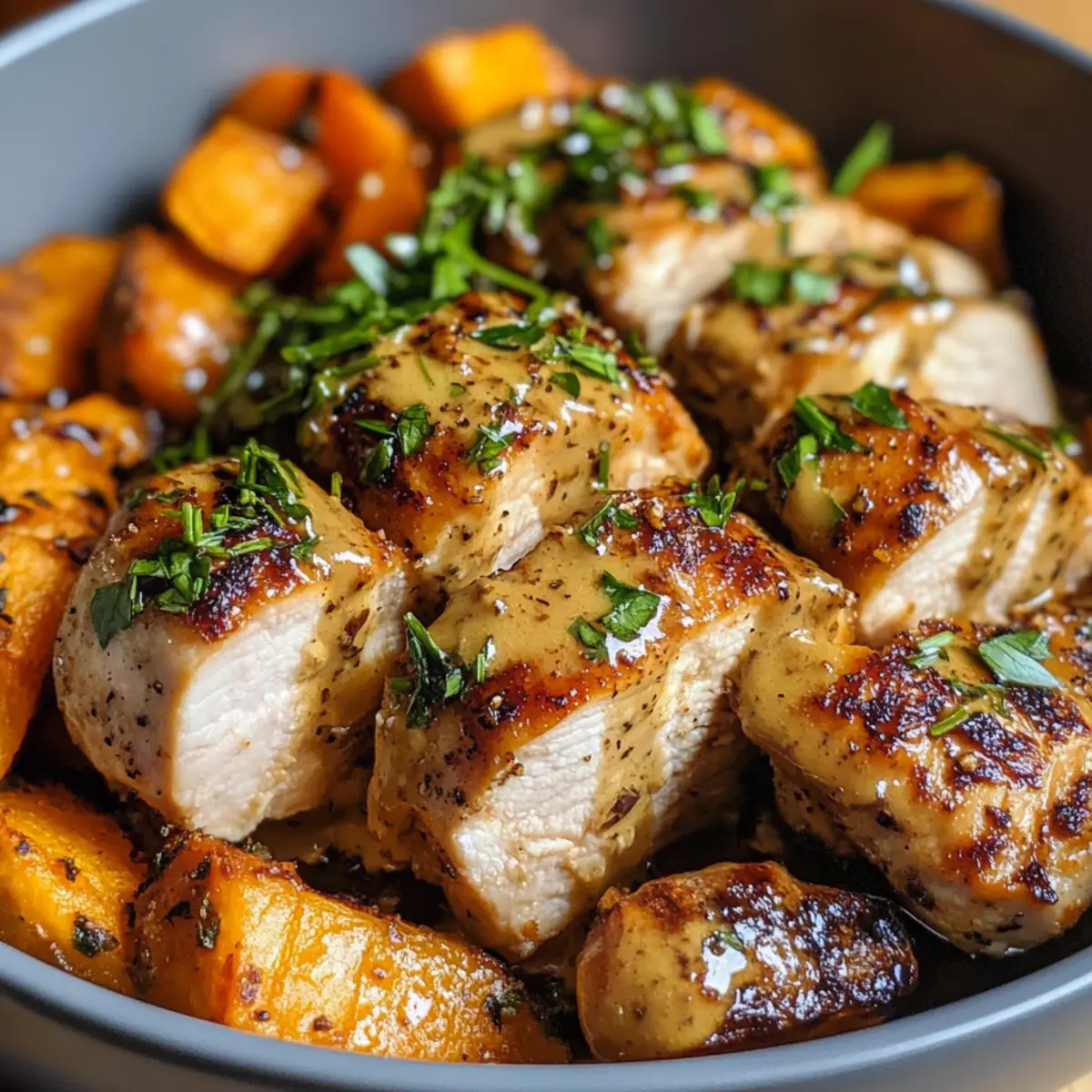 Maple Dijon Chicken Sweet Potato Bowls n5687e