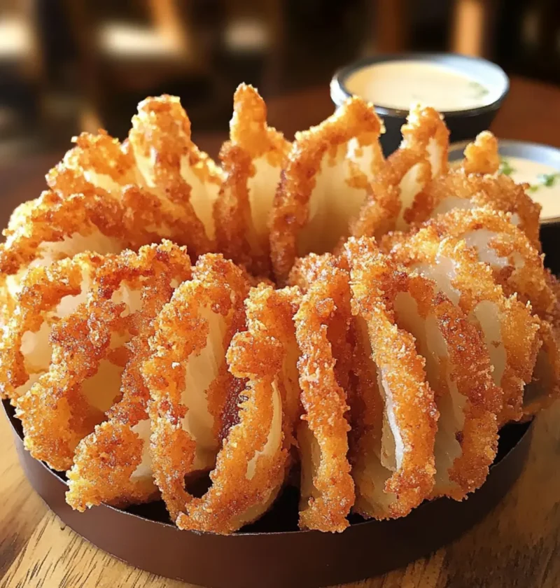 Outback Steakhouse Blühende Zwiebel selbst gemacht 1 Outback Steakhouse Blühende Zwiebel