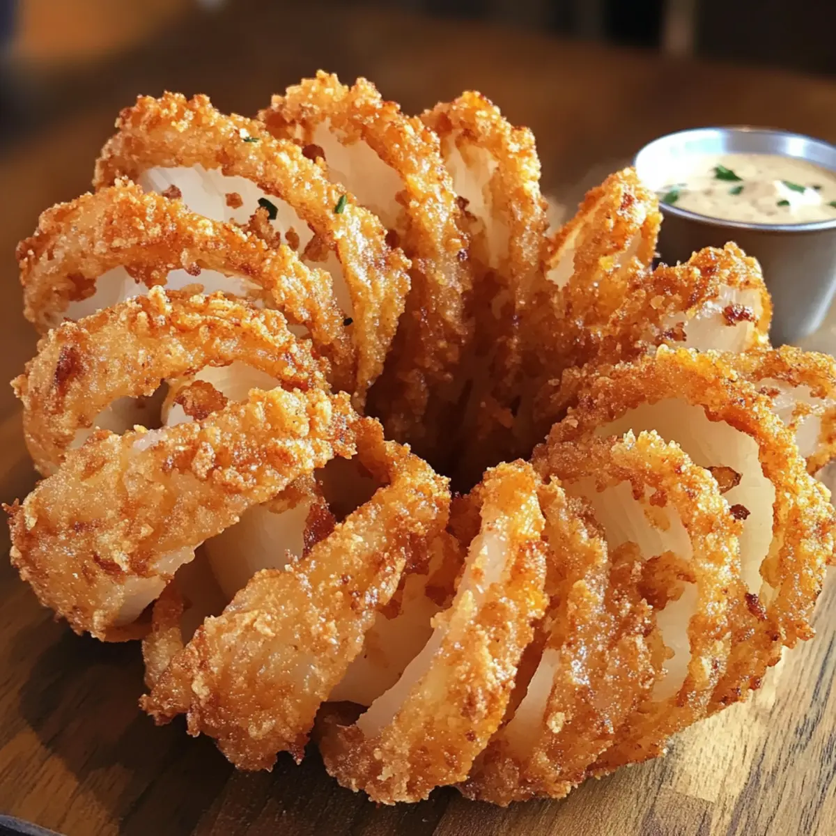 Outback Steakhouse Blühende Zwiebel selbst gemacht 2