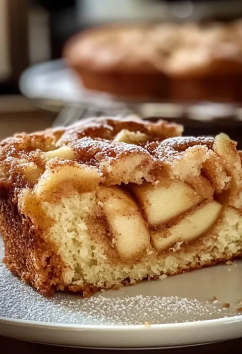 Saftiger Zimtschnecken Apfelkuchen