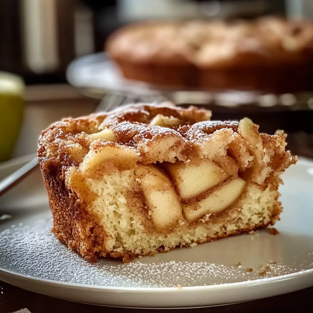 Saftiger Zimtschnecken Apfelkuchen