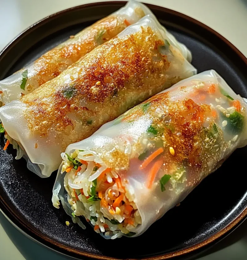 Probieren Sie die luftfrittierte Reispapier-Nudelrolle 1 Probieren Sie die luftfrittierte Reispapier-Nudelrolle