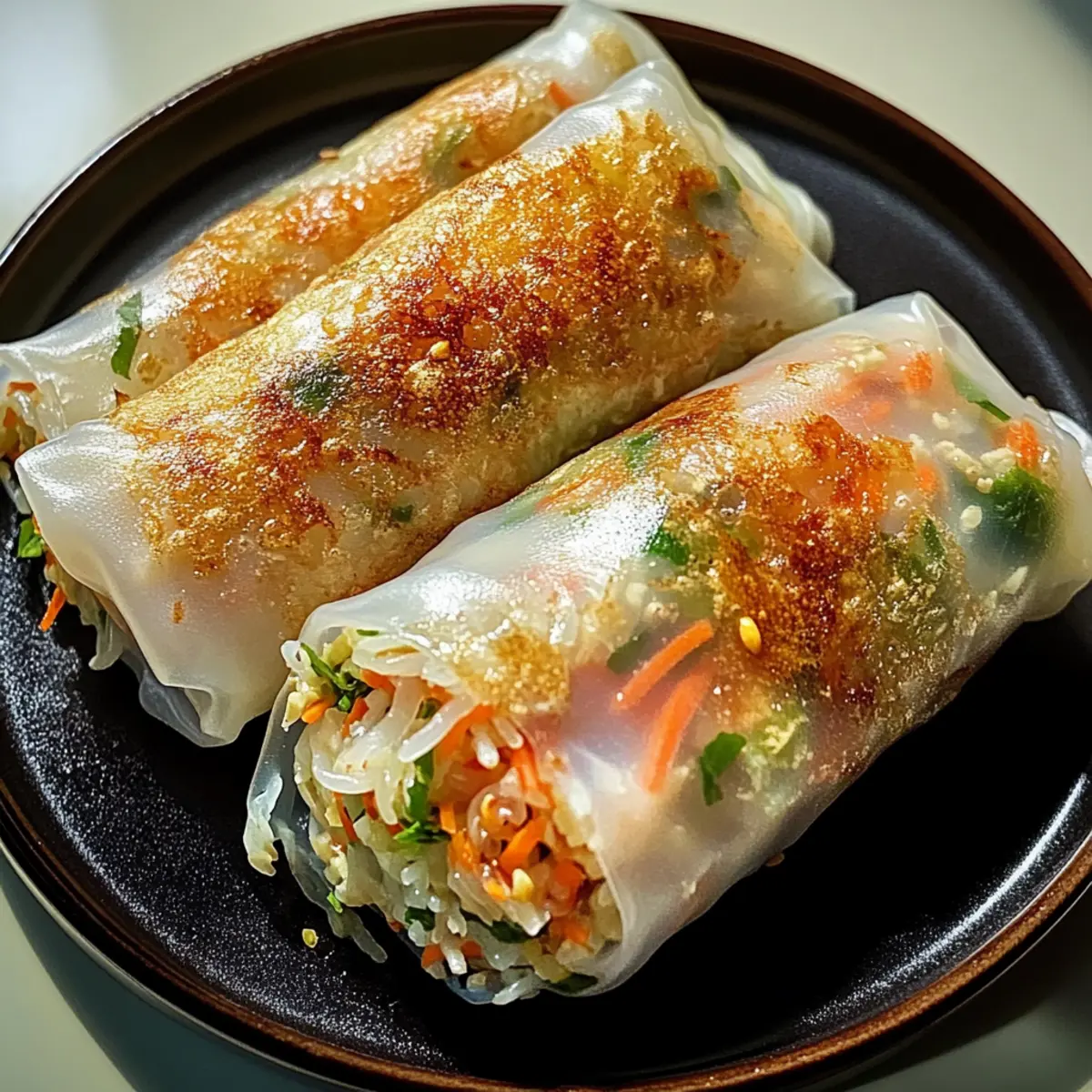 Probieren Sie die luftfrittierte Reispapier-Nudelrolle 5 Probieren Sie die luftfrittierte Reispapier-Nudelrolle