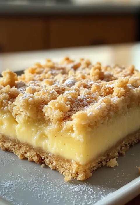 Vanillepudding Streuselkuchen