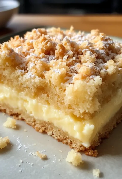 Vanillepudding Streuselkuchen