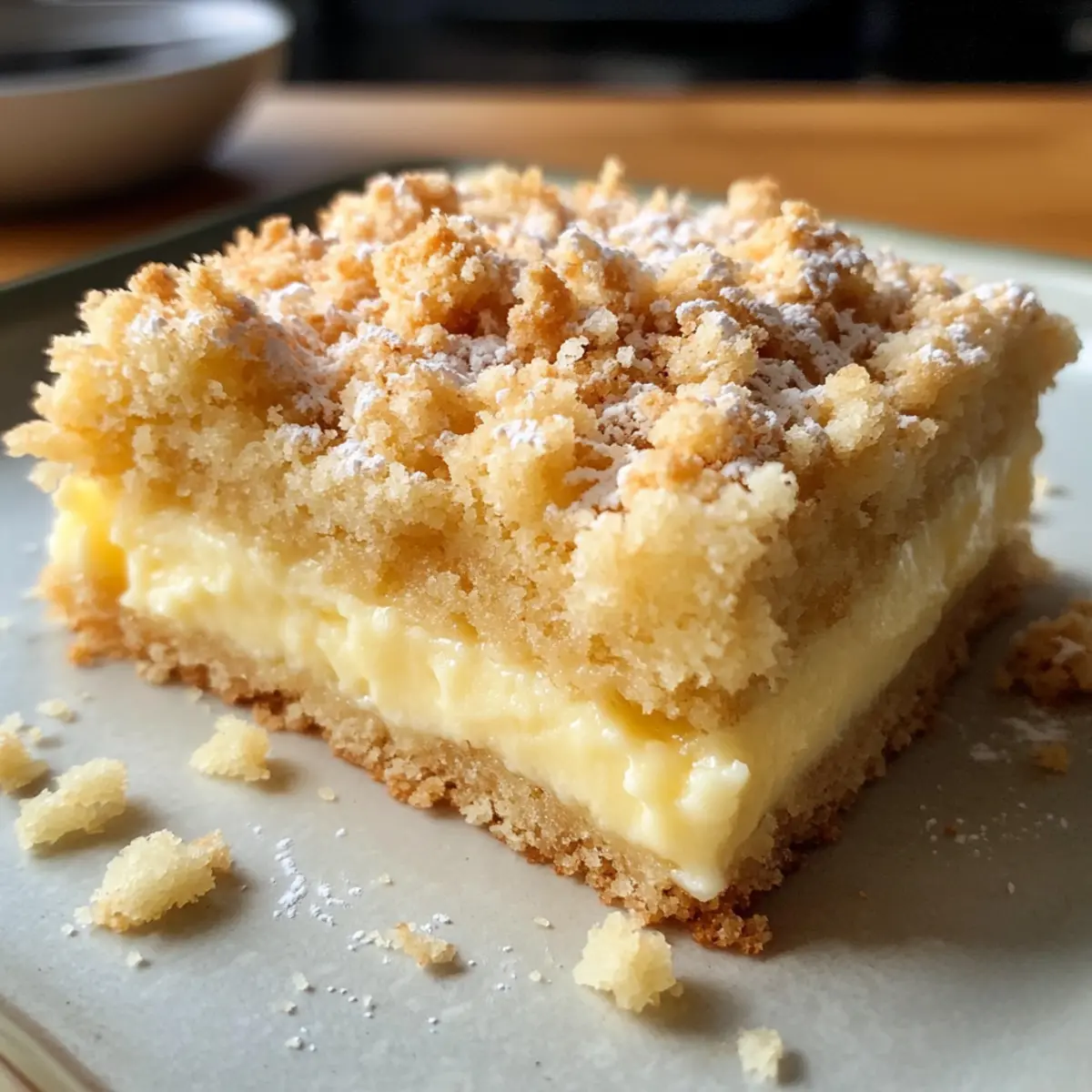 Vanillepudding Streuselkuchen