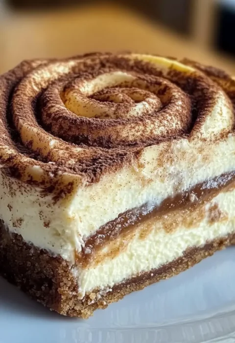 Zimtschnecken Käsekuchen mit Frischkäse
