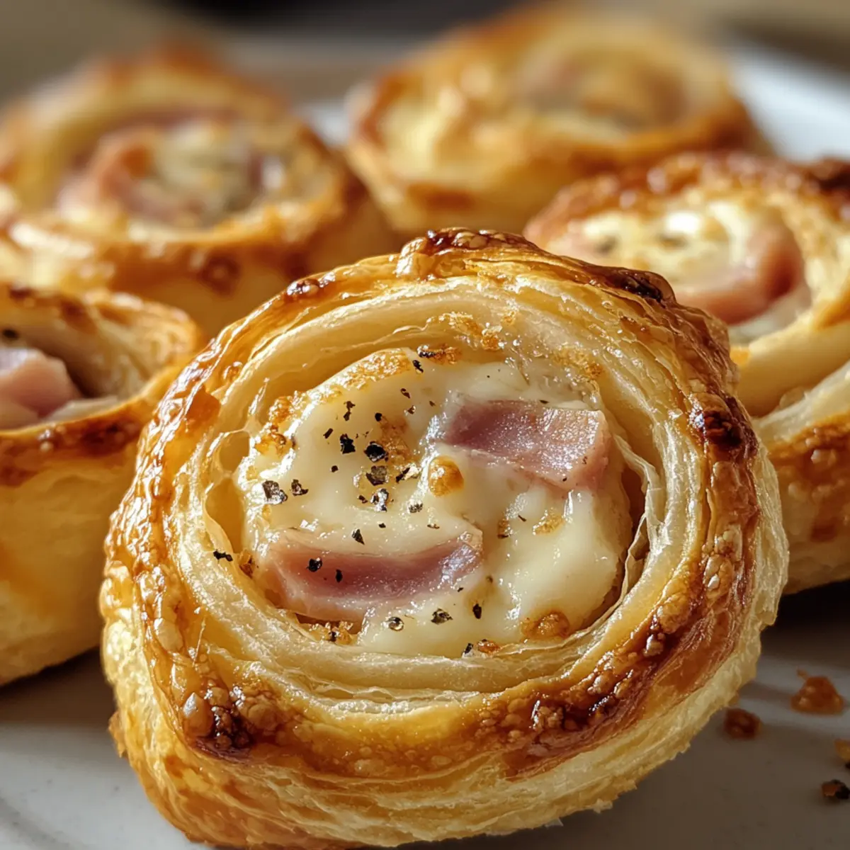 Blätterteigschnecken mit Schinken & Käse – Schnell und Lecker 3 BlA¤tterteigschnecken herzhaft mit Schinken KA¤se GA¤steliebling j7rjww