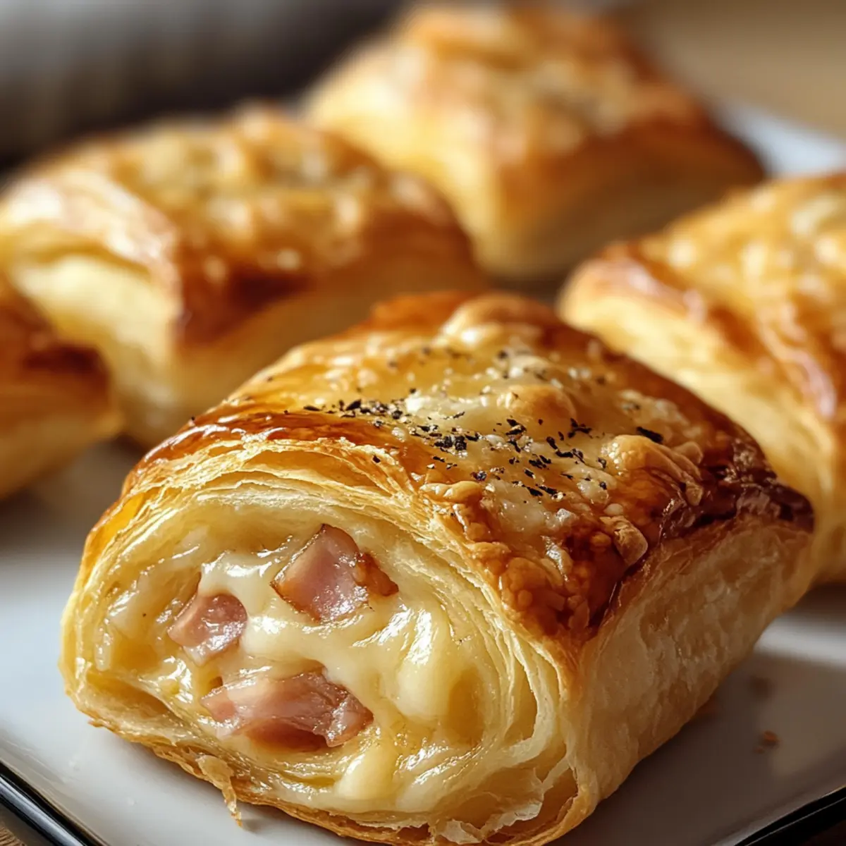 Blätterteigschnecken mit Schinken & Käse – Schnell und Lecker 2 BlA¤tterteigschnecken herzhaft mit Schinken KA¤se GA¤steliebling yglzvi