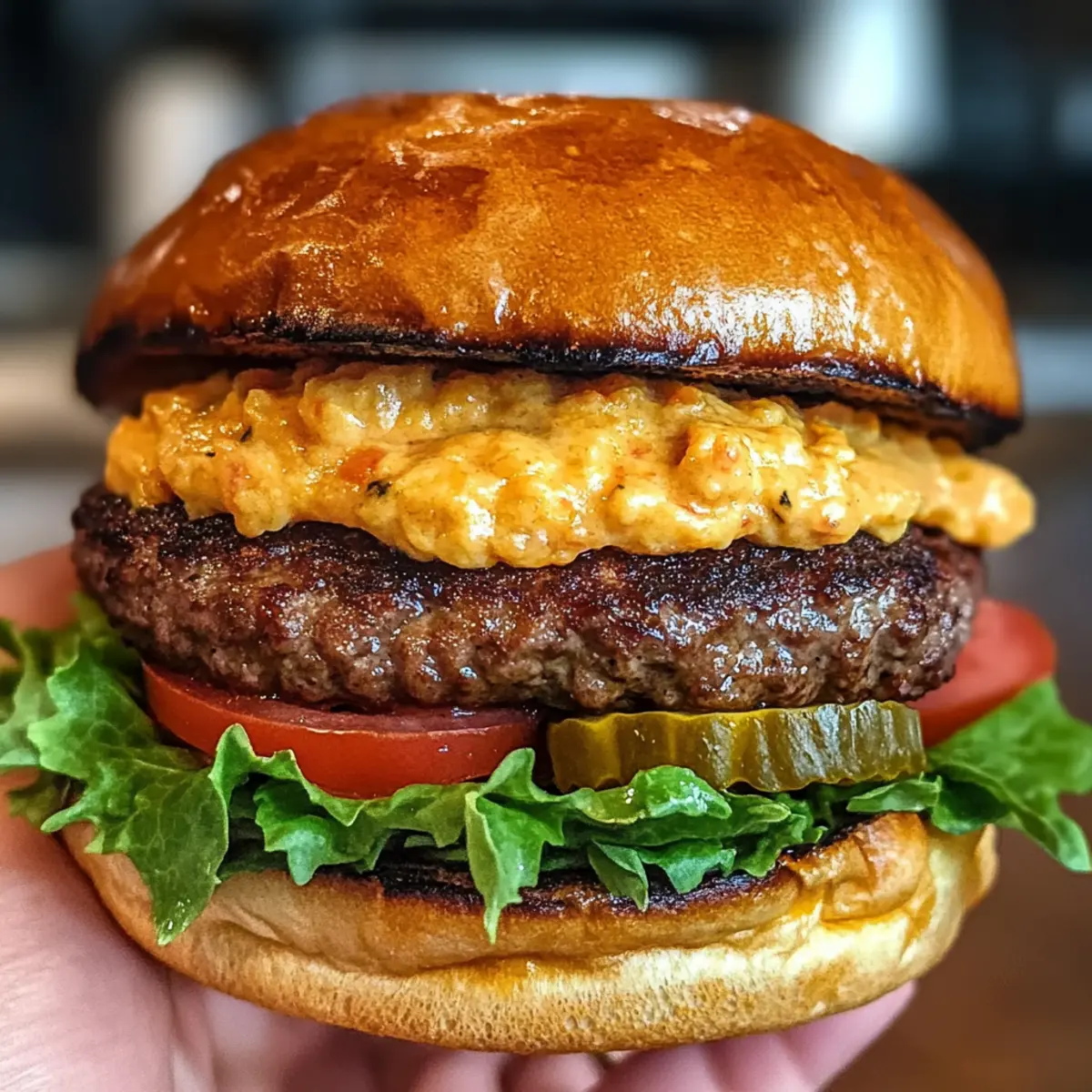 Burger mit Pimento-Käse Rezept für den perfekten Genuss 5 Burger mit Pimento-Käse Rezept