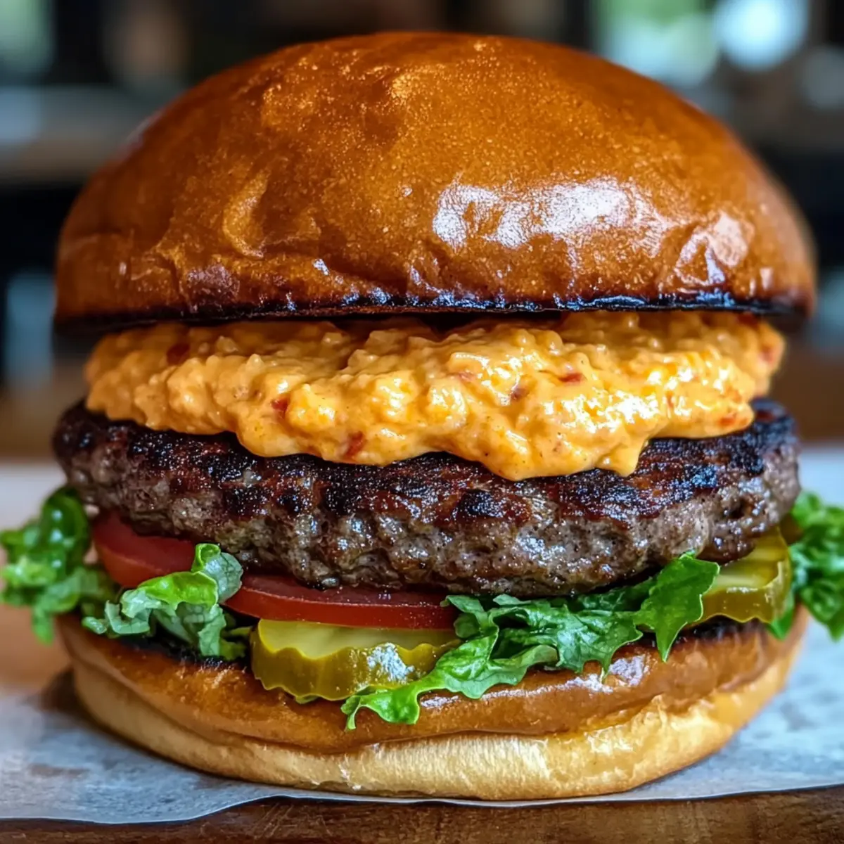 Burger mit Pimento-Käse Rezept für den perfekten Genuss 4 Burgers with Pimento Cheese Recipe kbhwfs