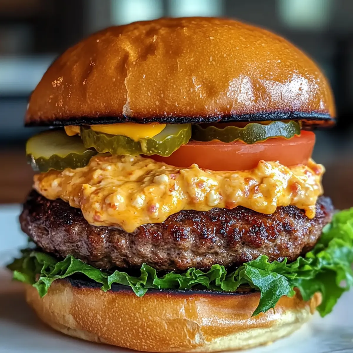 Burger mit Pimento-Käse Rezept für den perfekten Genuss 3 Burgers with Pimento Cheese Recipe up7d3p