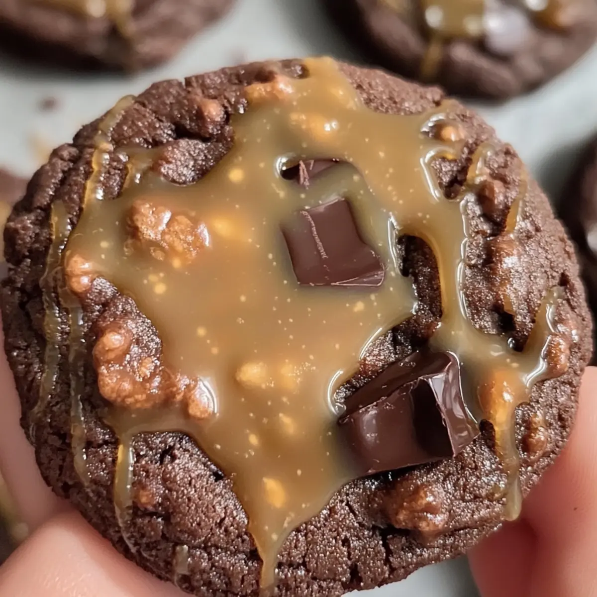 Chocolate Caramel Cookies lg255w