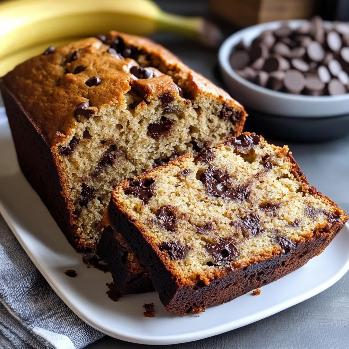Schokoladenstückchen Bananenbrot leicht gemacht 3 Chocolate Chip Banana Bread wo1rwu