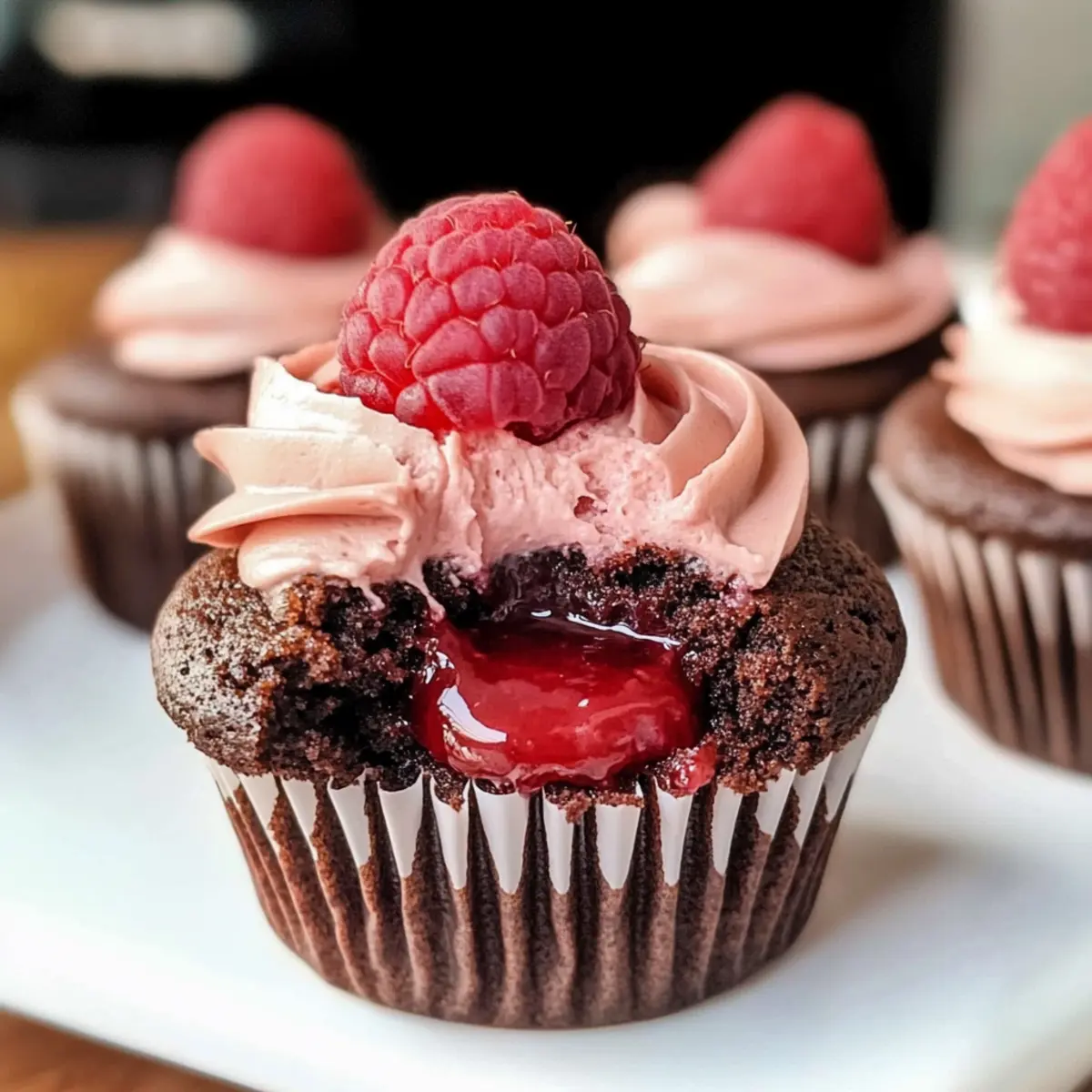 Schokoladen-Himbeer-Cupcakes für den süßen Genuss 5 Schokoladen-Himbeer-Cupcakes