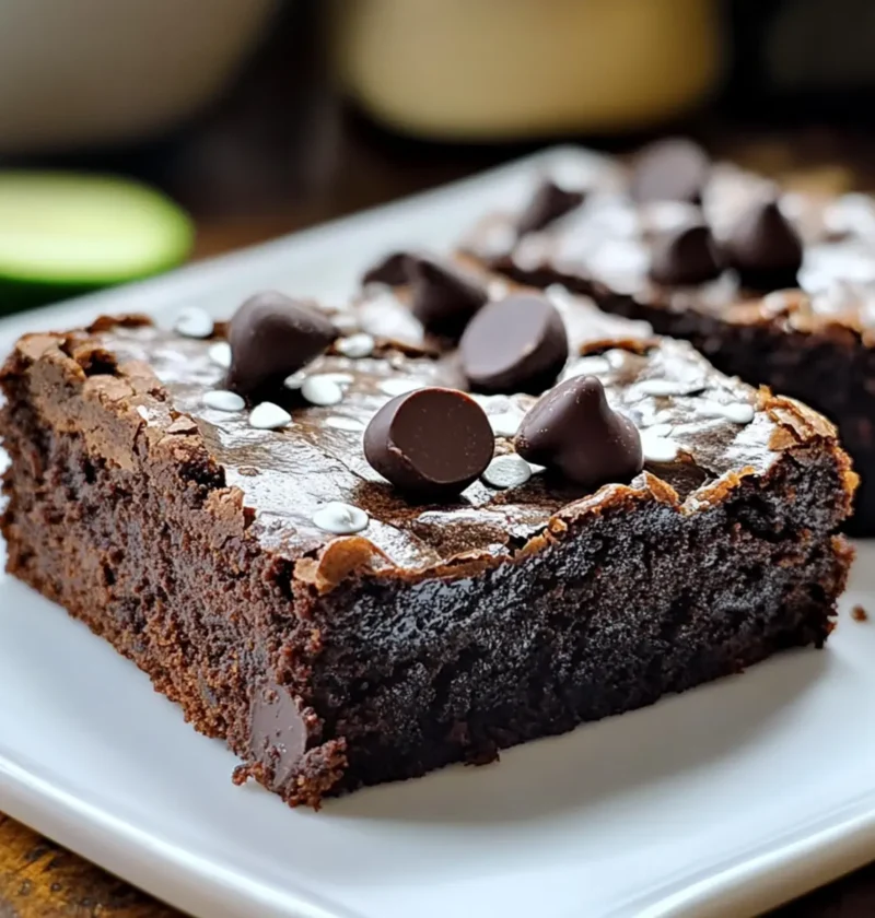 Schokoladen-Zucchini-Brownies für ein dekadentes Erlebnis 25 Schokoladen-Zucchini-Brownies Reich und dekadente Leckerei