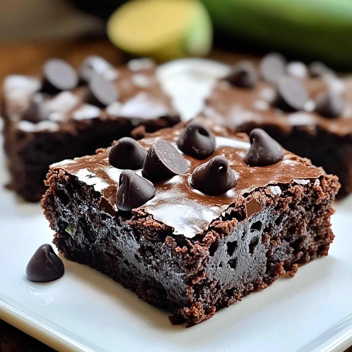 Chocolate Zucchini Brownies Rich and Decadent Treat qfqnuh