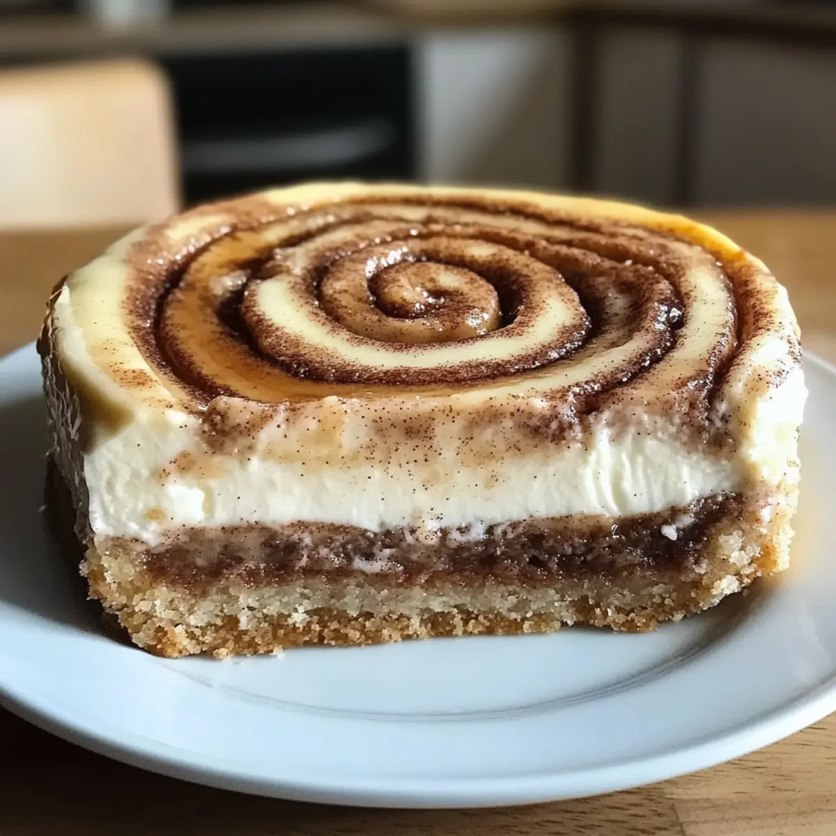 Zimtrolle Honigbrötchen Käsekuchen Rezept ganz einfach 3 Cinnamon Roll Honeybun Cheesecake Recipe z2ioqg