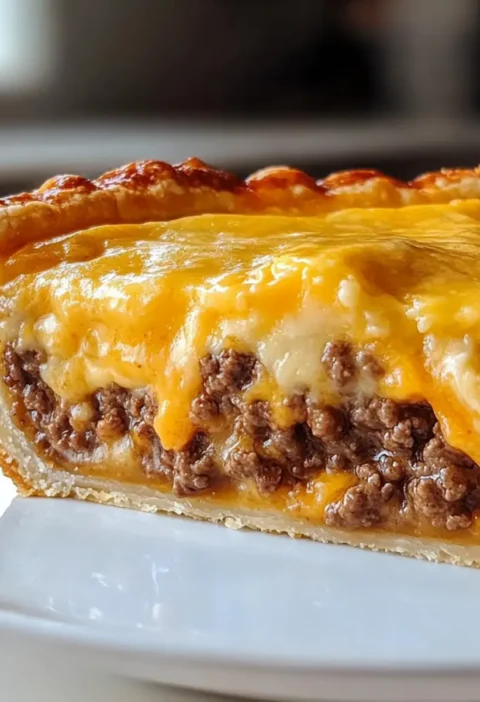 Klassische amerikanische Cheeseburger-Pie Rezept