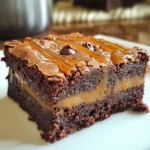 Käsekuchen Brownies Köstliches Geschichtetes Dessert Rezept