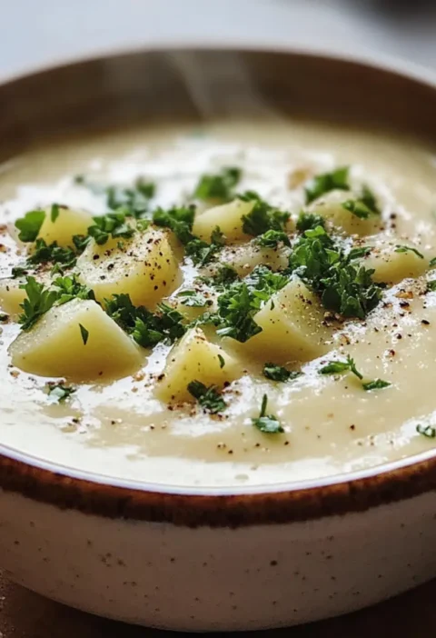 Cremige Knoblauchkartoffelsuppe – Das ultimative Komfortessen