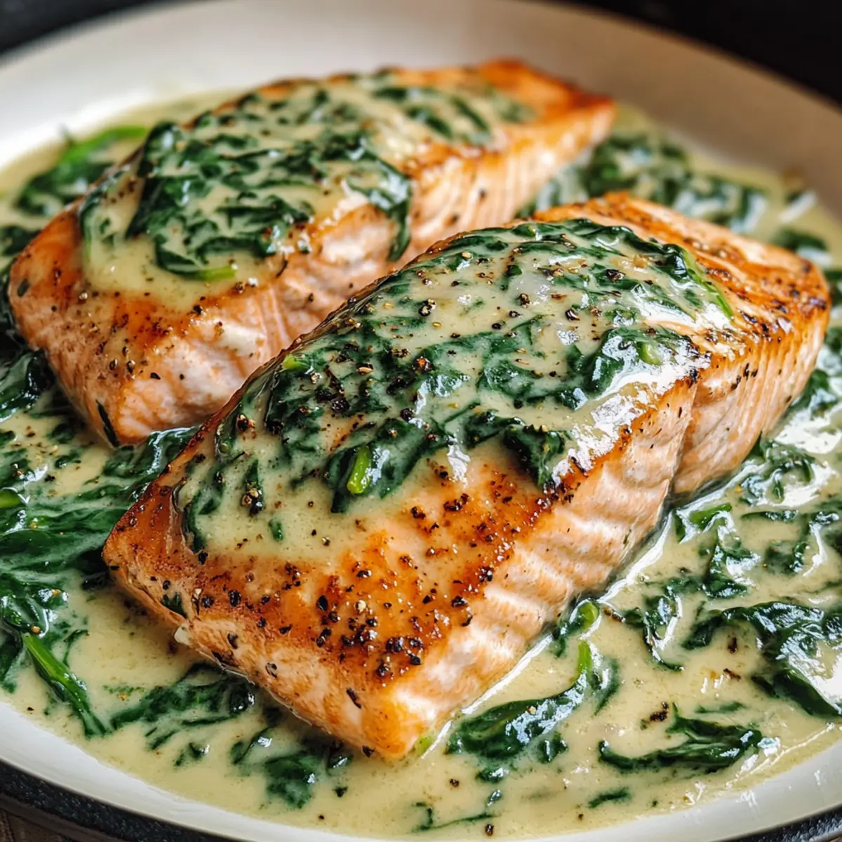 Cremiger Spinat Lachs Rezept für schnelles Genießen 3