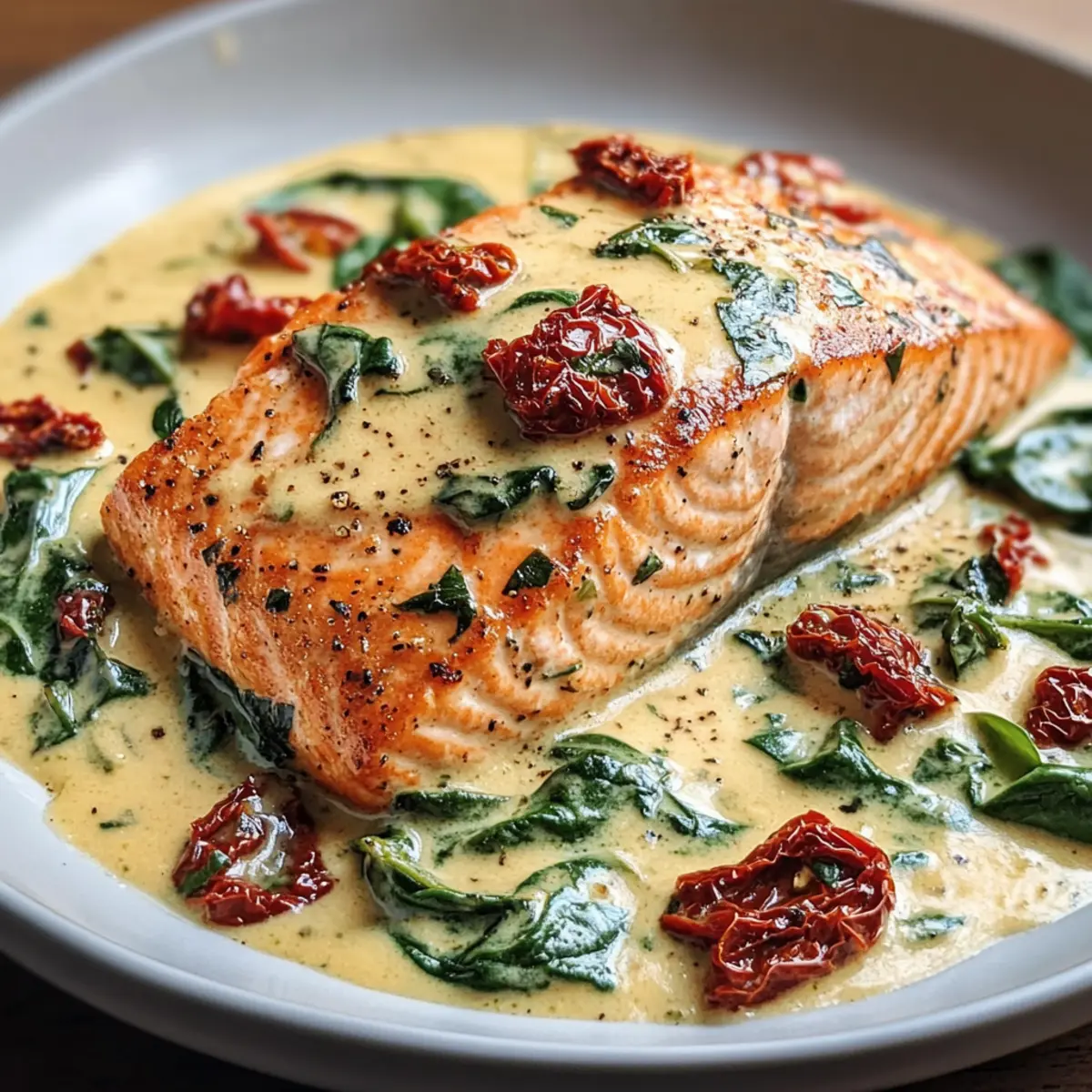Creamy Tuscan Salmon Recipe aro2bw