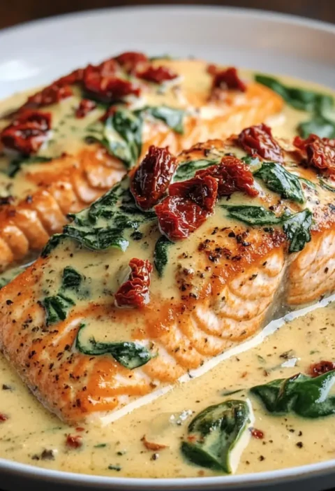 Cremiger toskanischer Lachs Rezept