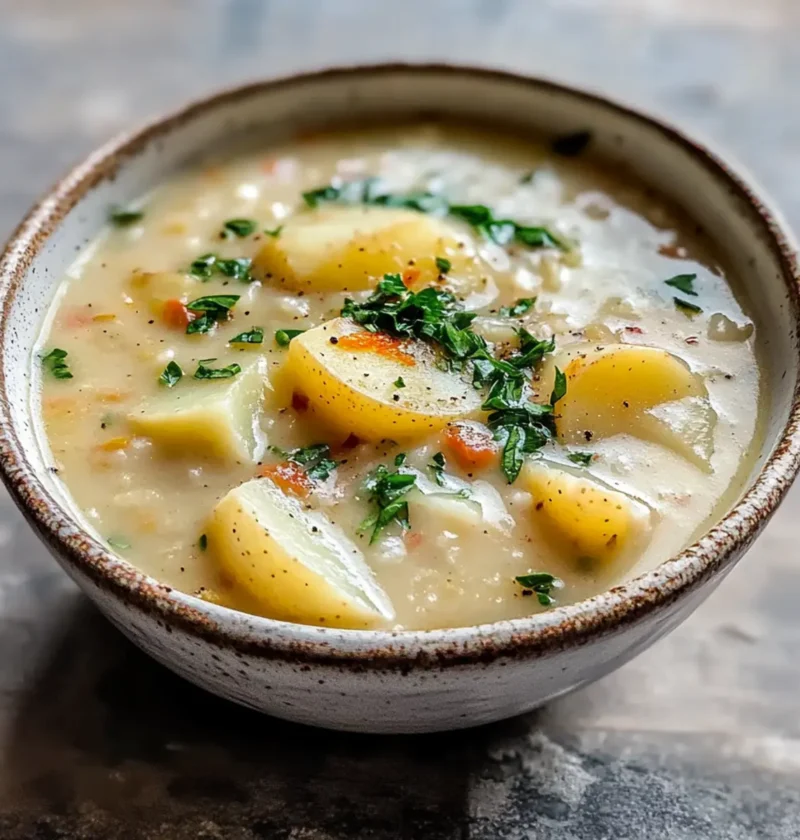 Cremige vegane deutsche Kartoffelsuppe für kalte Tage 33 Cremige vegane deutsche Kartoffelsuppe