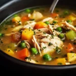 Crockpot Fiesta Hähnchen Rezept ganz einfach zubereitet