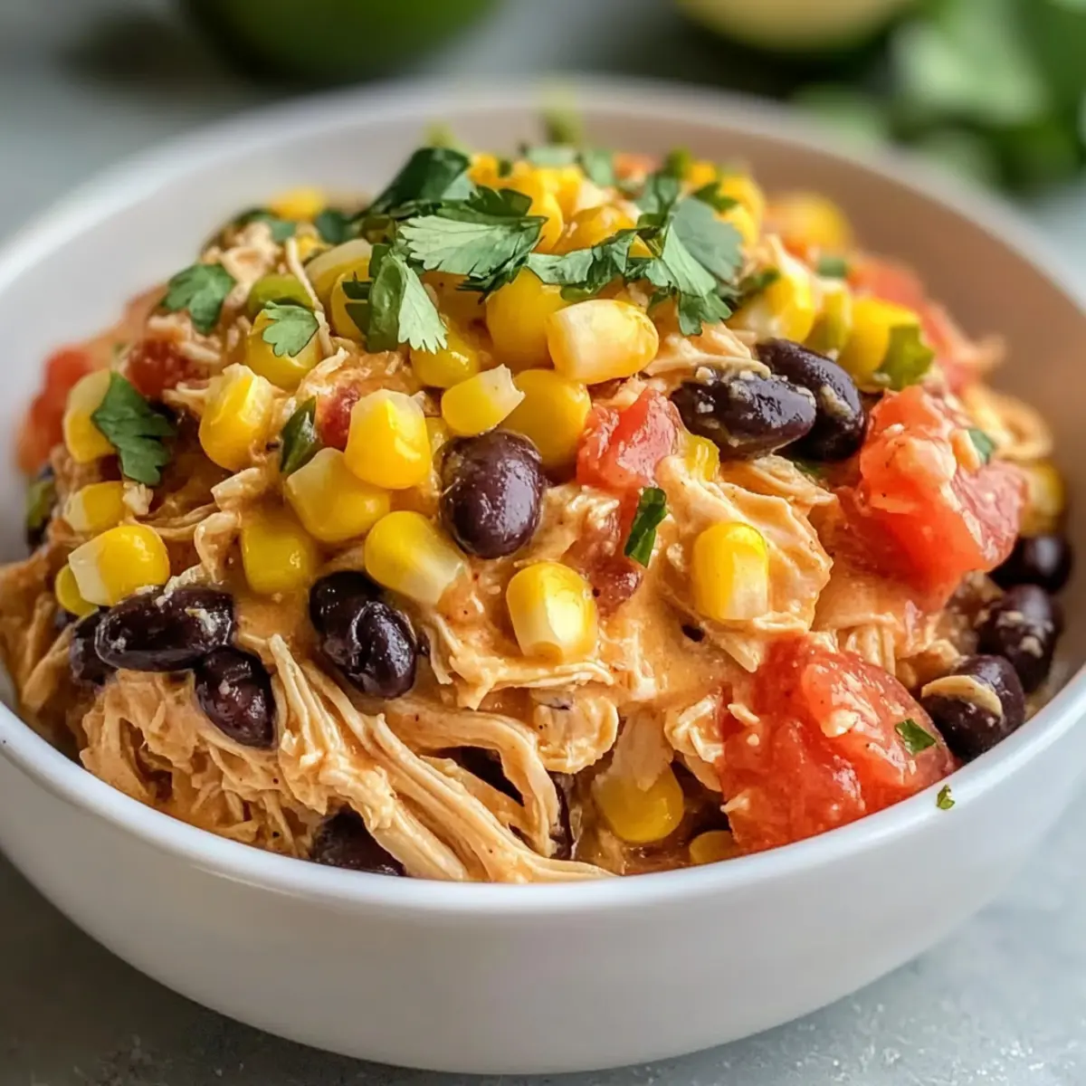 Crockpot Fiesta Chicken Recipe qufst6