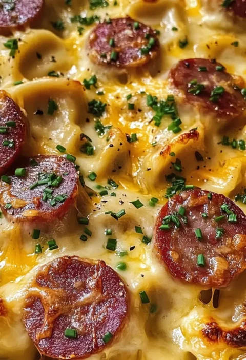 Crockpot Pierogi Auflauf mit Kielbasa Rezept