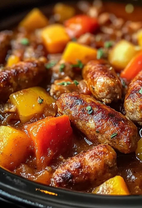 Crockpot Wurst Auflauf Rezept Zutaten: - 500 g Wurst - 1 Zwiebel - 2 Paprika - 400 g Kidneybohnen - 400 g Mais - 400 g Tomatenstücke - 2 Teelöffel Knoblauchpulver - 1 Teelöffel Kreuzkümmel - Salz - Pfeffer - 250 g Reis Anleitung: 1. Die Wurst in Scheiben schneiden. 2. Zwiebel und Paprika würfeln. 3. Alle Zutaten in den Crockpot geben. 4. Gut umrühren. 5. 6-8 Stunden auf niedriger Stufe kochen. 6. Vor dem Servieren umrühren.