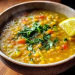 Hausgemachte cremige Tomatensuppe für Gemütlichkeit