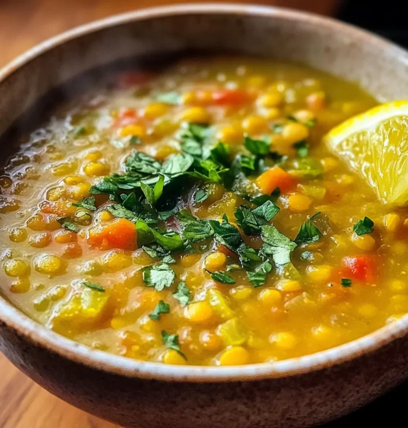 Einfache Zitronenlinsensuppe – Hell, Gesund und Bequem