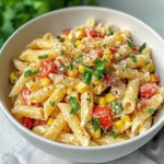 Einfacher Kalter Nudelsalat für den Sommer-Spaß