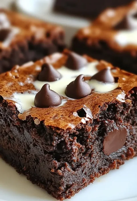 Mehlfreie griechische Joghurt-Brownies einfache Schokoladenleckerei