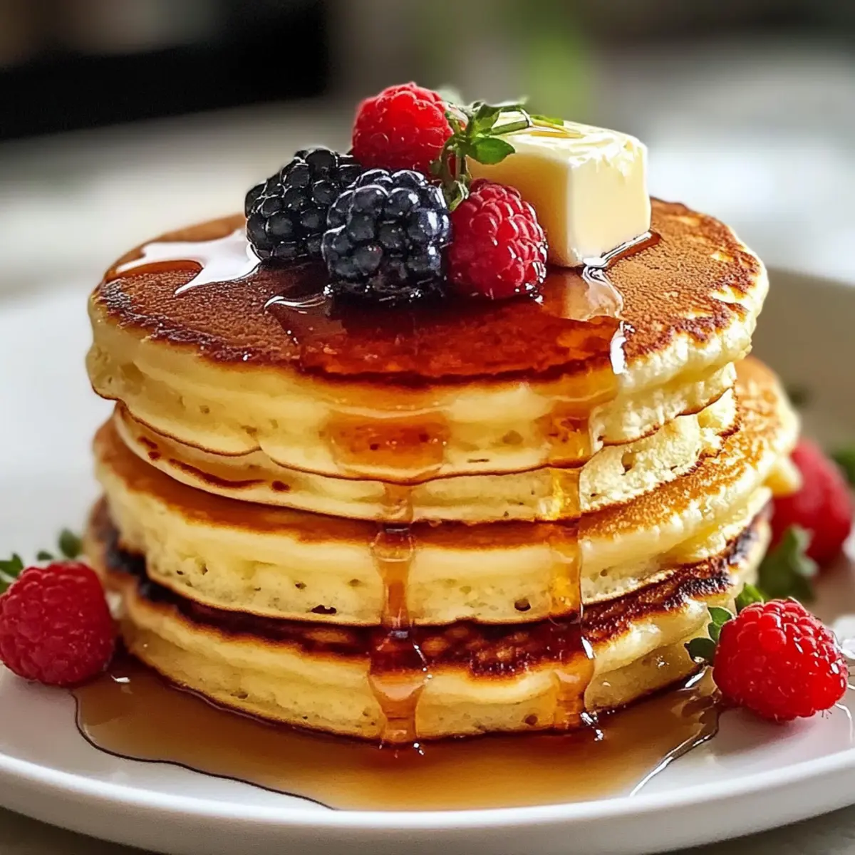 Fluffige Buttermilchpfannkuchen Rezept für jeden Tag 4 Fluffy Buttermilk Pancakes Recipe ro3znl