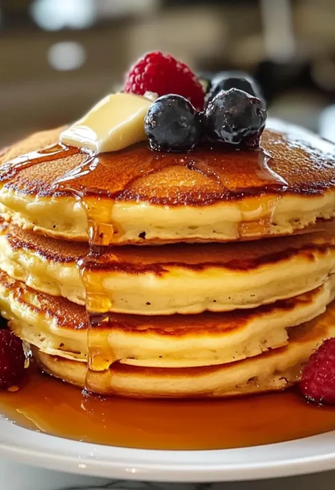 Fluffige Buttermilchpfannkuchen Rezept