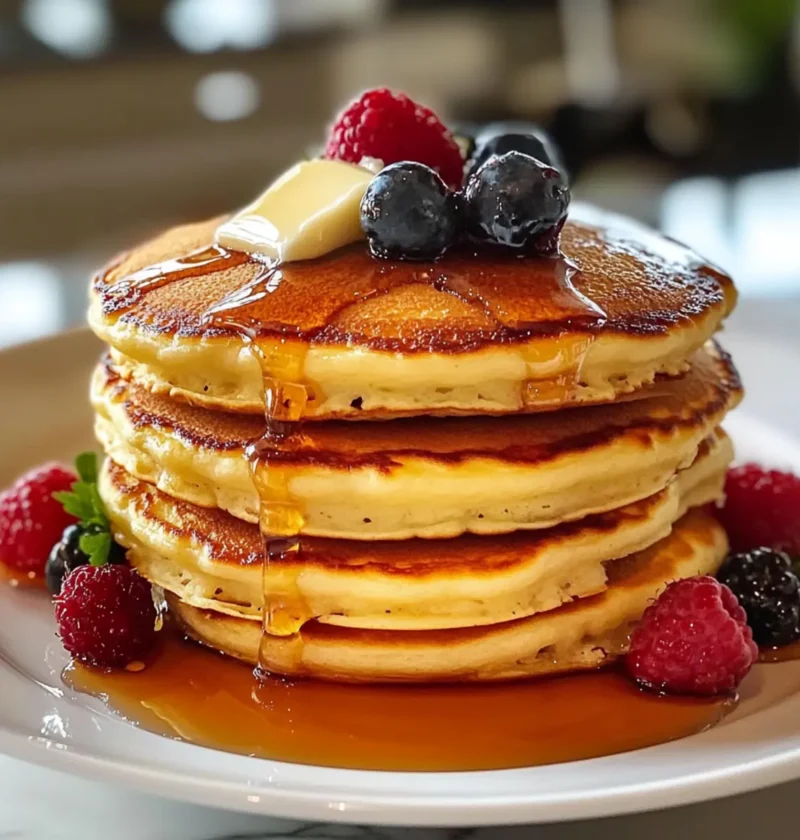 Fluffige Buttermilchpfannkuchen Rezept