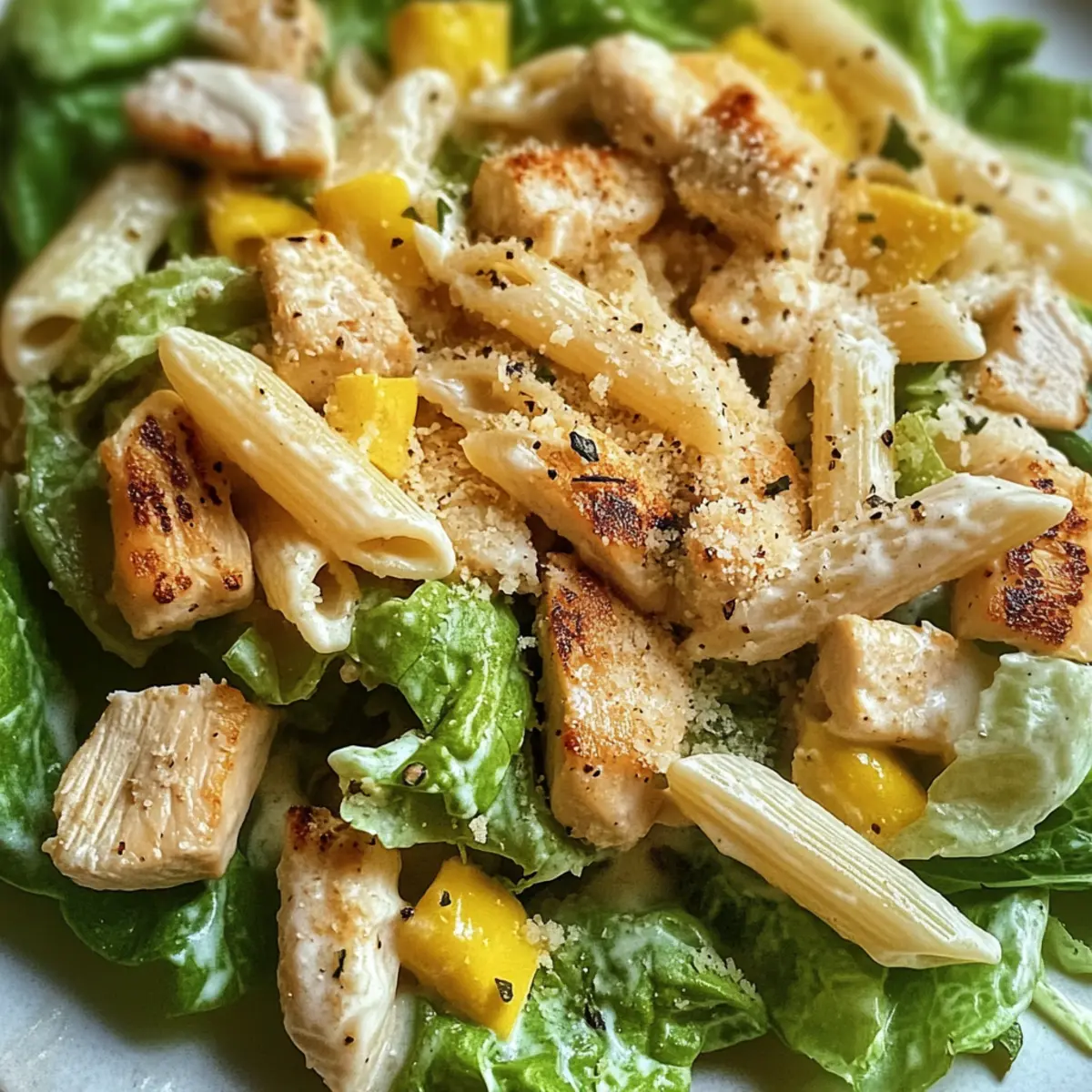 Frischer Caesar Nudelsalat fA¼r deinen Meal Prep f6zaul